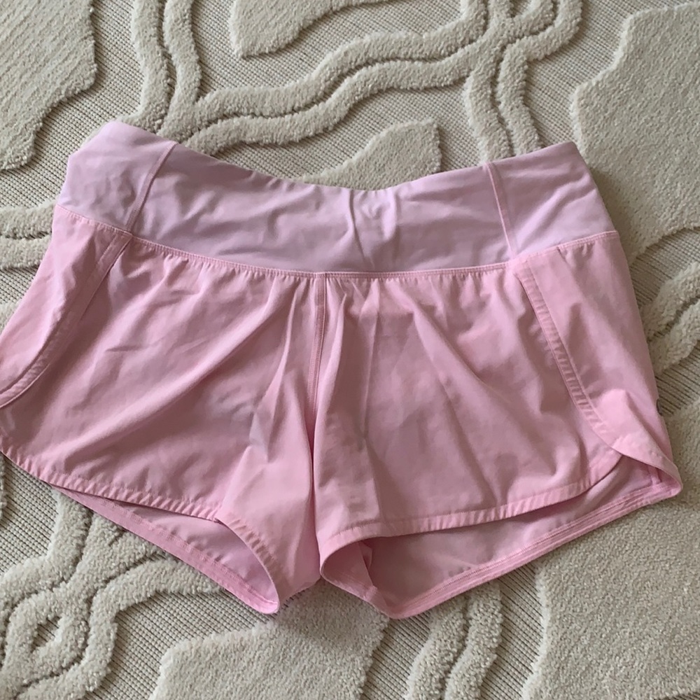 Lululemon Baby Pink Shorts